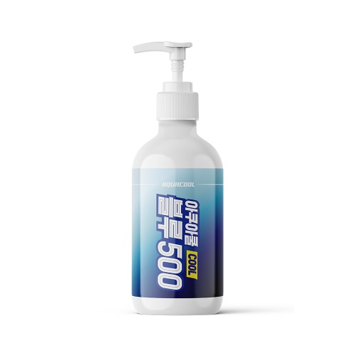 아쿠아쿨 블루 500 /﻿ 대용량, 강력한 쿨링 냉각 냉찜질 쿨다운 리커버리 젤크림